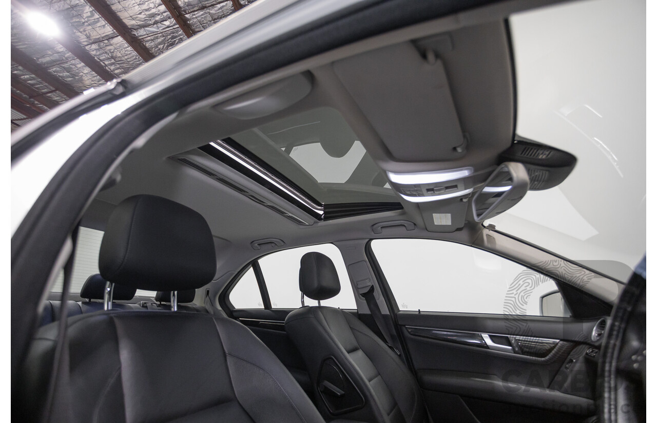 1/2012 Mercedes-Benz C250 Avantgarde BE W204 MY11 4D Sedan Iridium Silver Metallic Turbo 1.8L