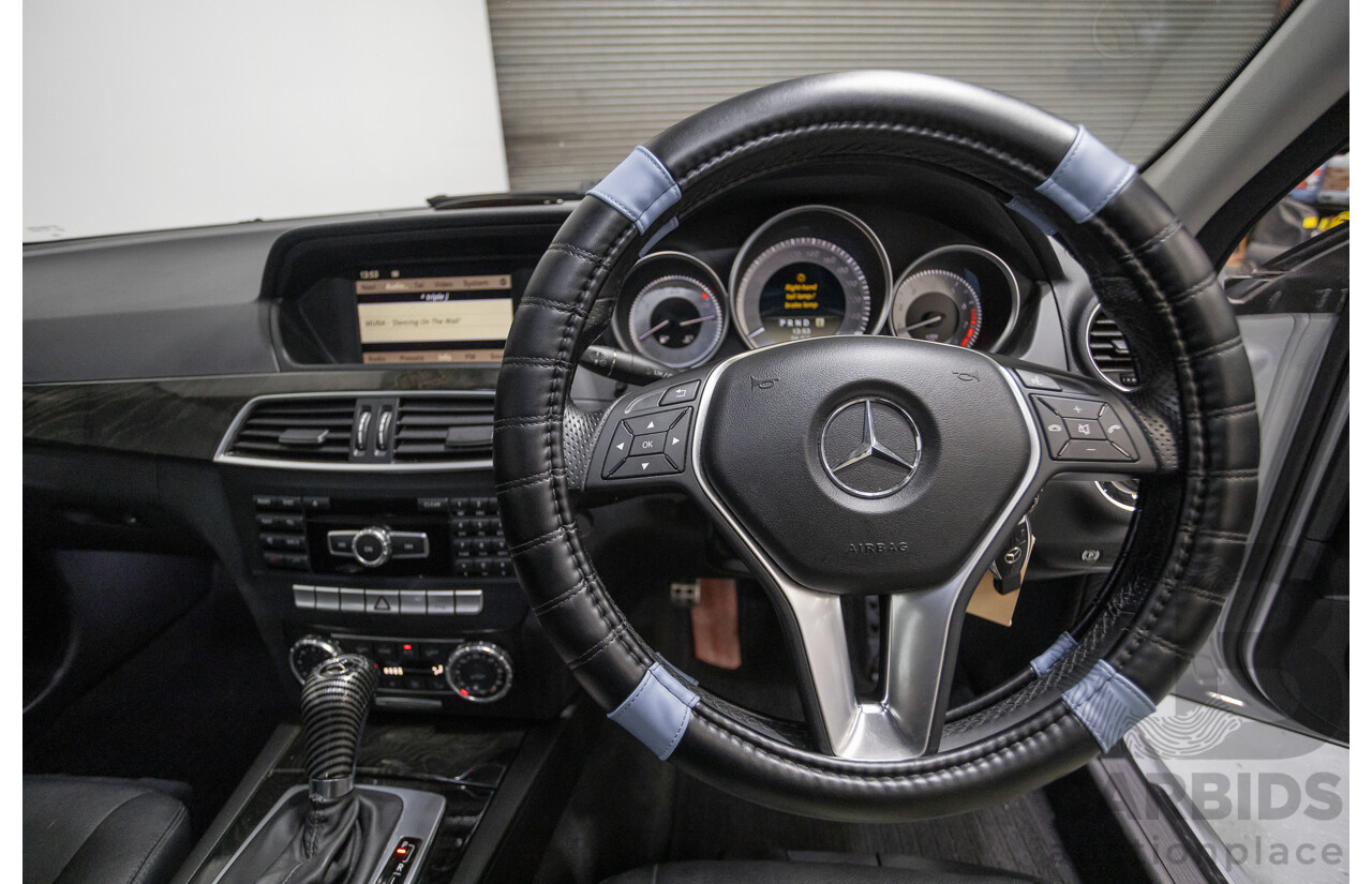 1/2012 Mercedes-Benz C250 Avantgarde BE W204 MY11 4D Sedan Iridium Silver Metallic Turbo 1.8L