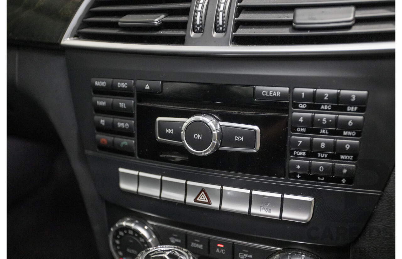 1/2012 Mercedes-Benz C250 Avantgarde BE W204 MY11 4D Sedan Iridium Silver Metallic Turbo 1.8L