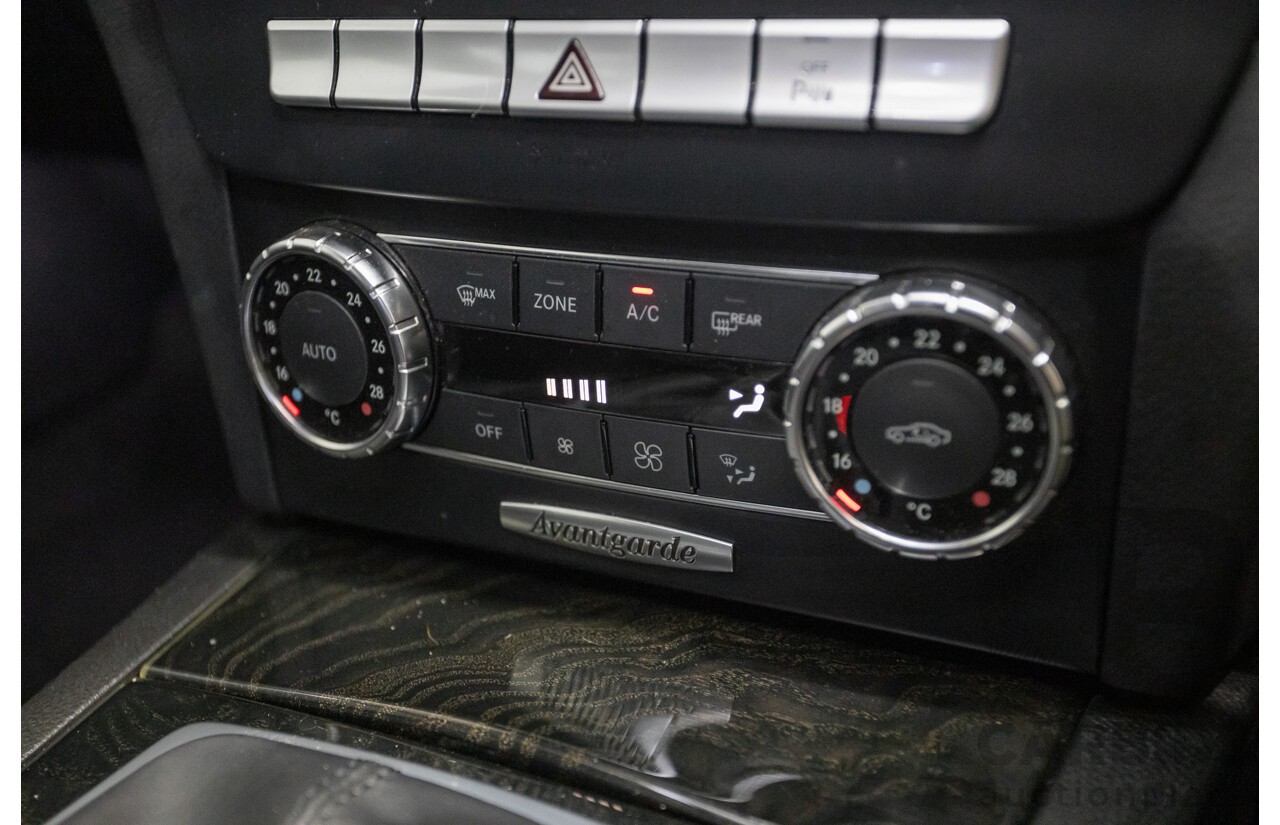 1/2012 Mercedes-Benz C250 Avantgarde BE W204 MY11 4D Sedan Iridium Silver Metallic Turbo 1.8L