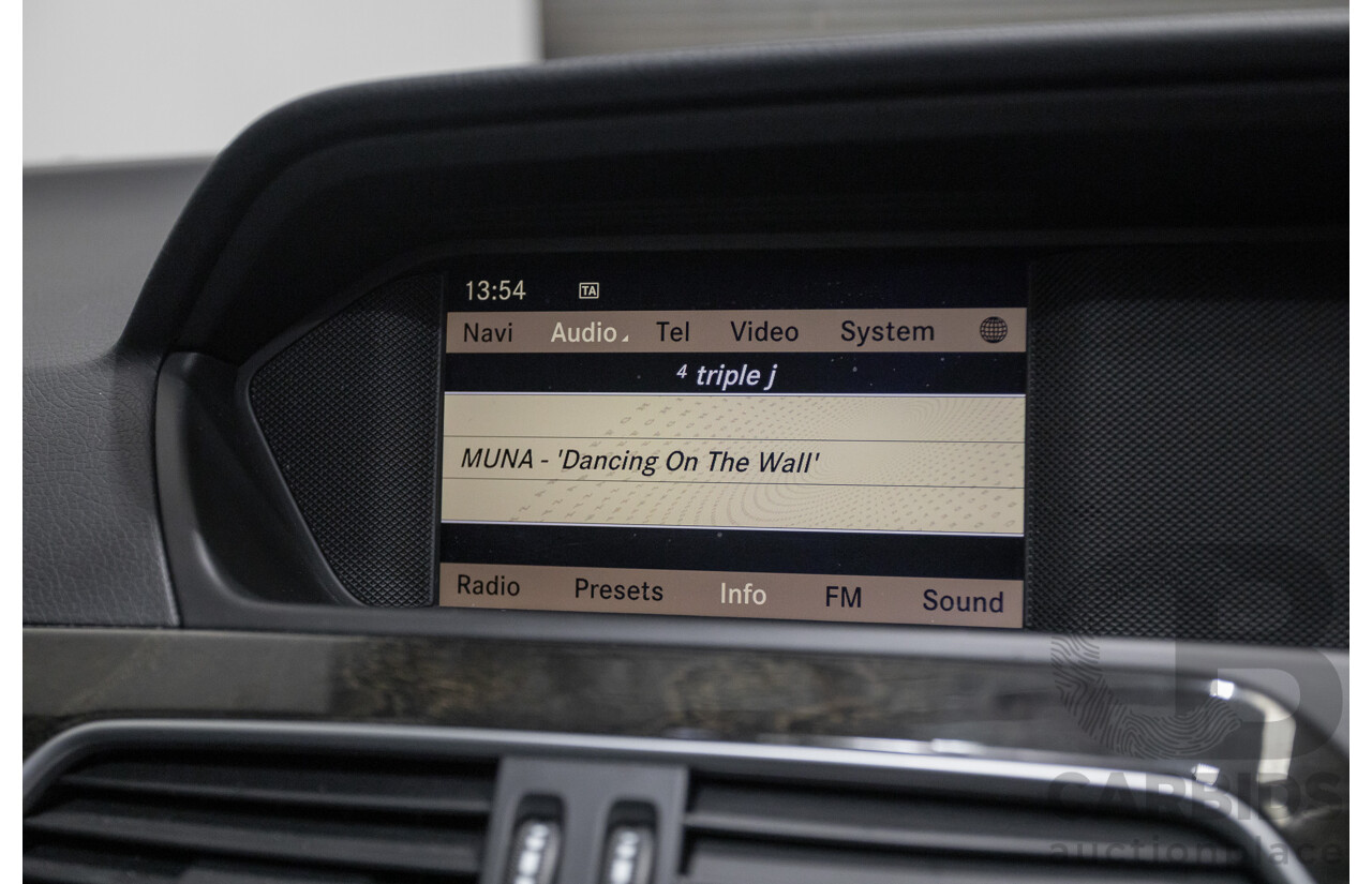 1/2012 Mercedes-Benz C250 Avantgarde BE W204 MY11 4D Sedan Iridium Silver Metallic Turbo 1.8L