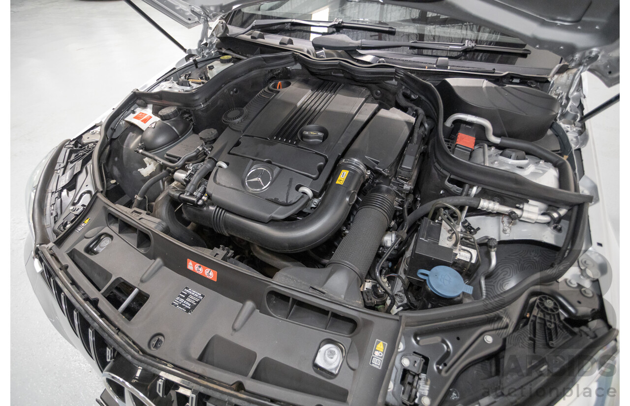 1/2012 Mercedes-Benz C250 Avantgarde BE W204 MY11 4D Sedan Iridium Silver Metallic Turbo 1.8L