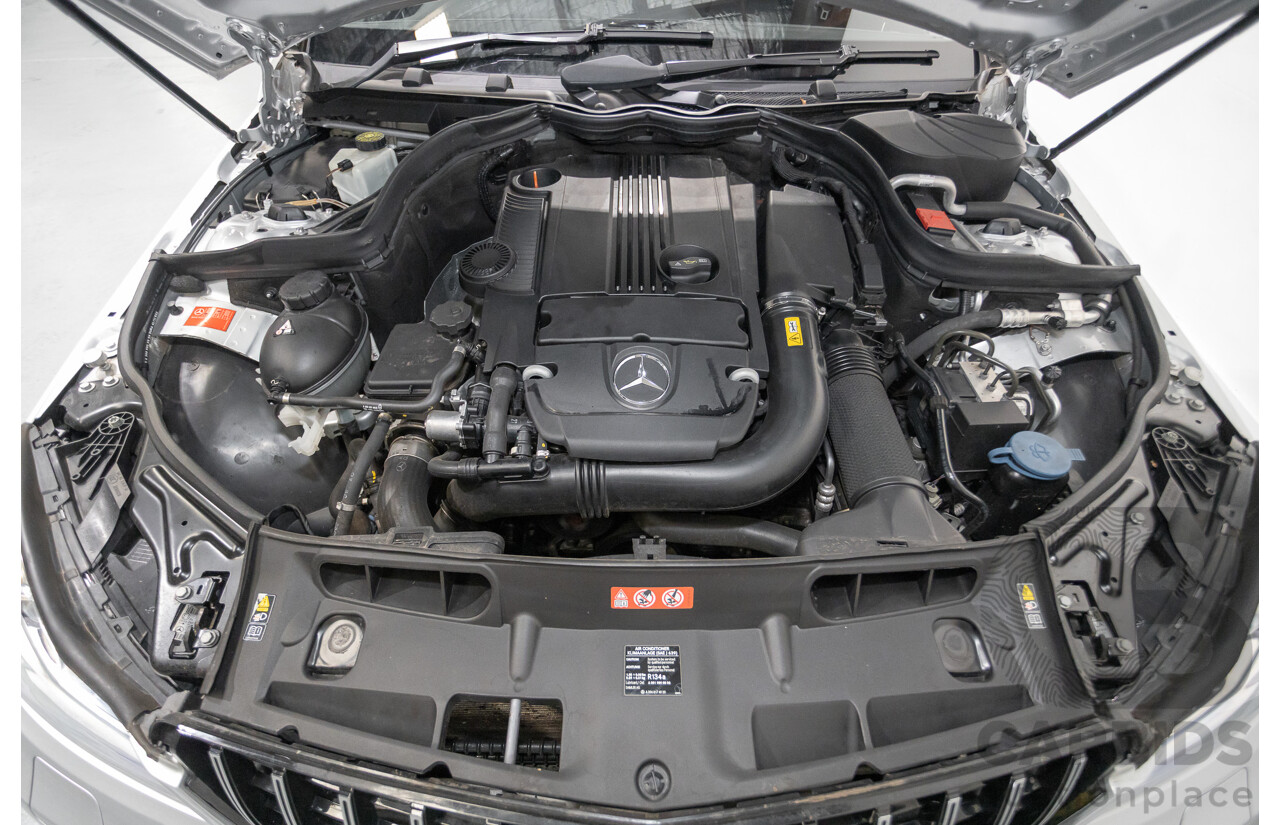 1/2012 Mercedes-Benz C250 Avantgarde BE W204 MY11 4D Sedan Iridium Silver Metallic Turbo 1.8L