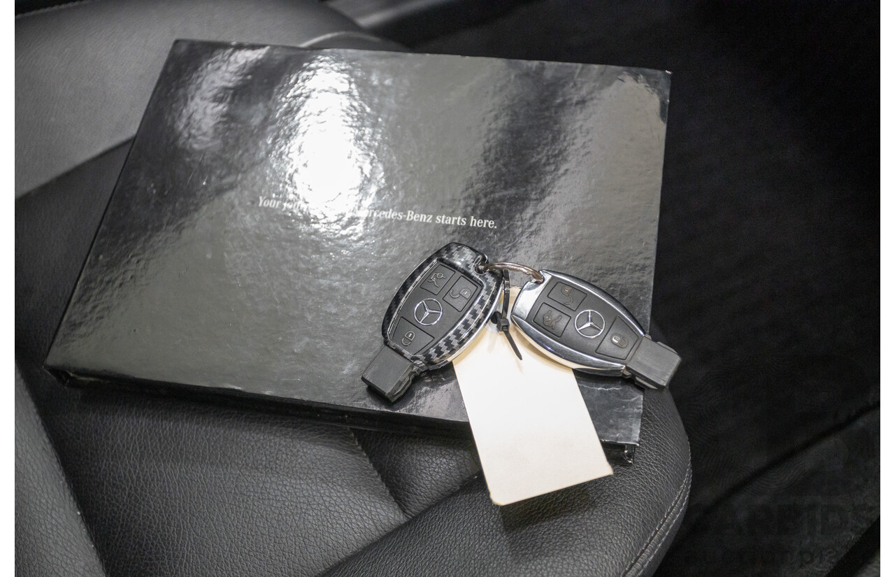 1/2012 Mercedes-Benz C250 Avantgarde BE W204 MY11 4D Sedan Iridium Silver Metallic Turbo 1.8L