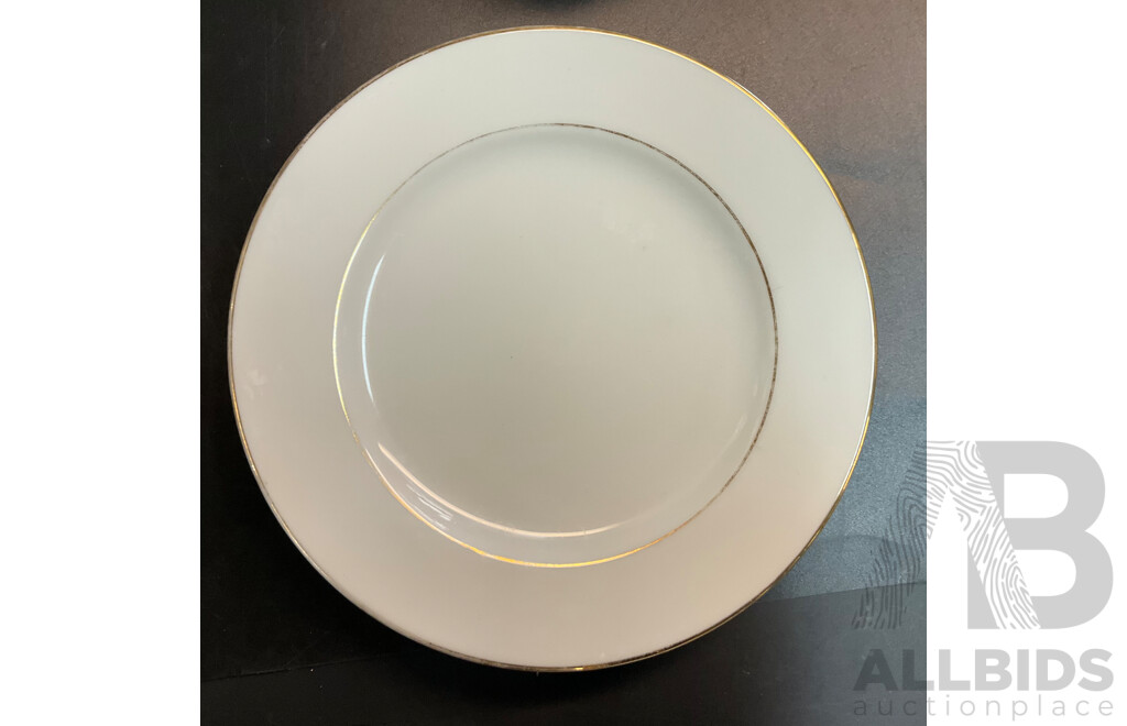 Noritake Japan Contemporary 757 Fine China 30-Piece Set and Noritake Philippines Side Plates 3 Pieces
