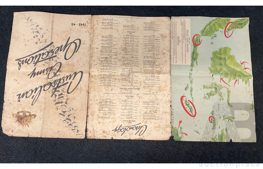 1945 Daily Mirror, Daily Telegraph, the Sun Newspapers, and 1940-45 Australian Army Operations Booklet and the Sunday Morning Herald 1/1/2021 Newspapers