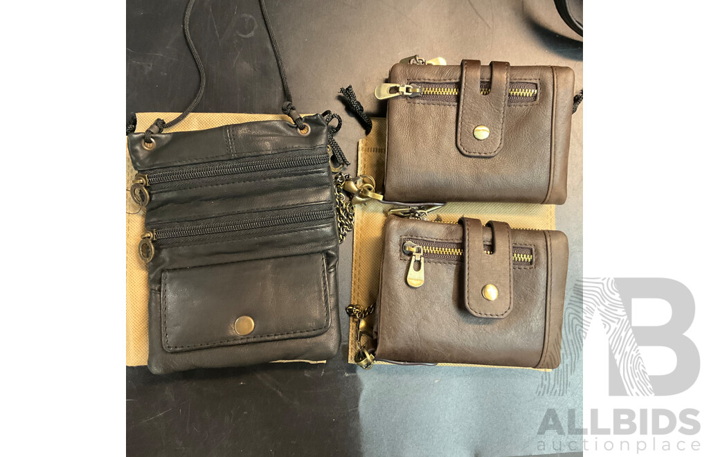 Caoutchouc Shoes Size 42 and Assorted Crosbody Bags and Wallets