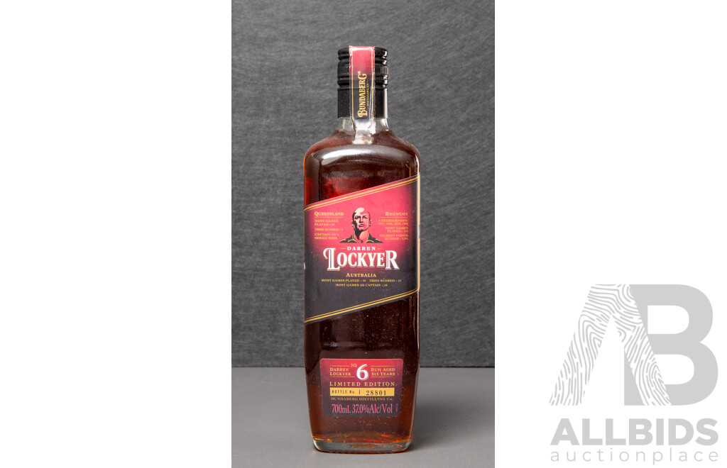 Bundaberg Limited Edition Darren Lockyer Rum