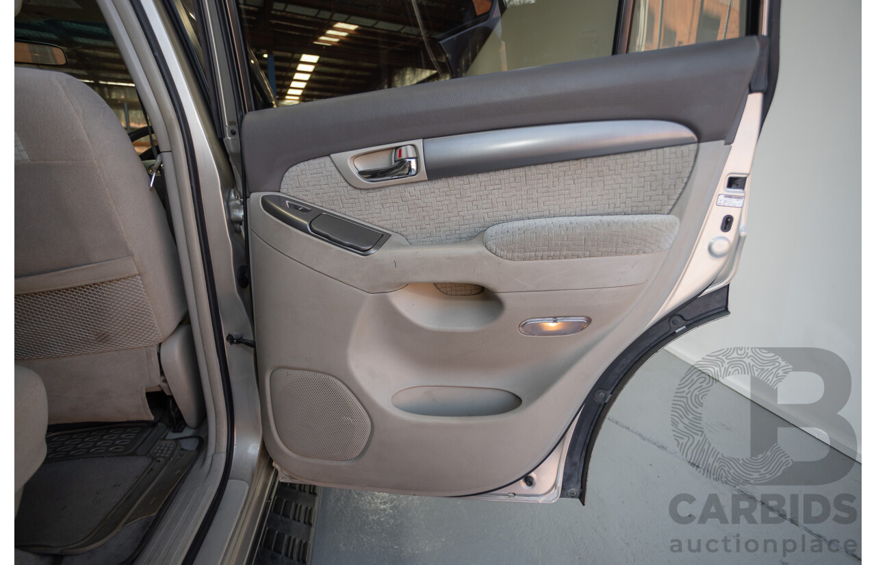 1/2008 Toyota Landcruiser Prado GXL (4x4) KDJ120R 07 UPGRADE 4d Wagon Gold Turbo Diesel 3.0L -8 Seats