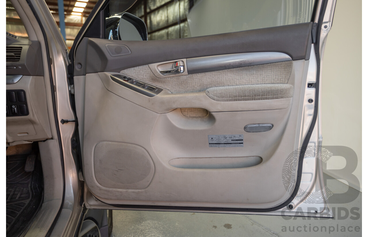 1/2008 Toyota Landcruiser Prado GXL (4x4) KDJ120R 07 UPGRADE 4d Wagon Gold Turbo Diesel 3.0L -8 Seats