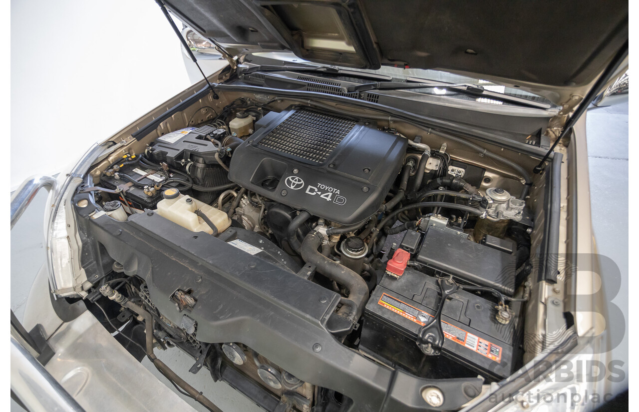 1/2008 Toyota Landcruiser Prado GXL (4x4) KDJ120R 07 UPGRADE 4d Wagon Gold Turbo Diesel 3.0L -8 Seats