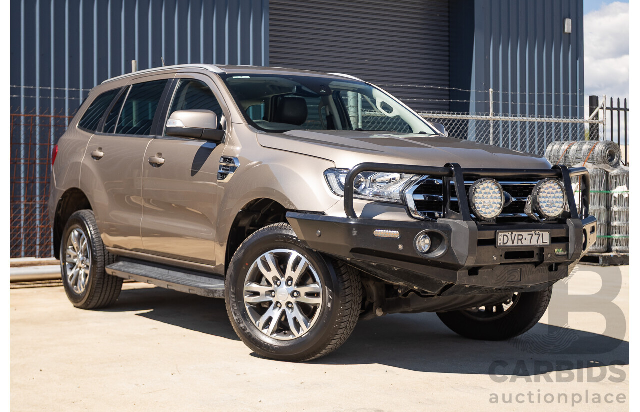 07/2018 Ford Everest Trend (4WD) UA II MY19 4D Wagon Diffused Silver Metallic Twin Turbo Diesel 2.0L - 7 Seats