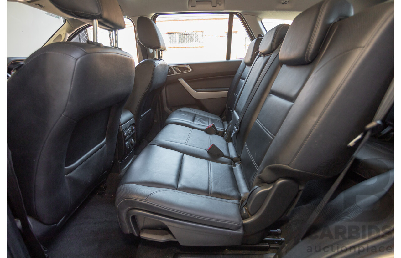 07/2018 Ford Everest Trend (4WD) UA II MY19 4D Wagon Diffused Silver Metallic Twin Turbo Diesel 2.0L - 7 Seats