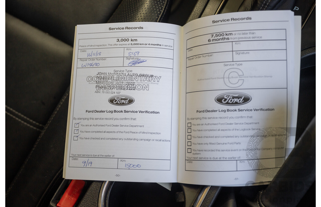 07/2018 Ford Everest Trend (4WD) UA II MY19 4D Wagon Diffused Silver Metallic Twin Turbo Diesel 2.0L - 7 Seats