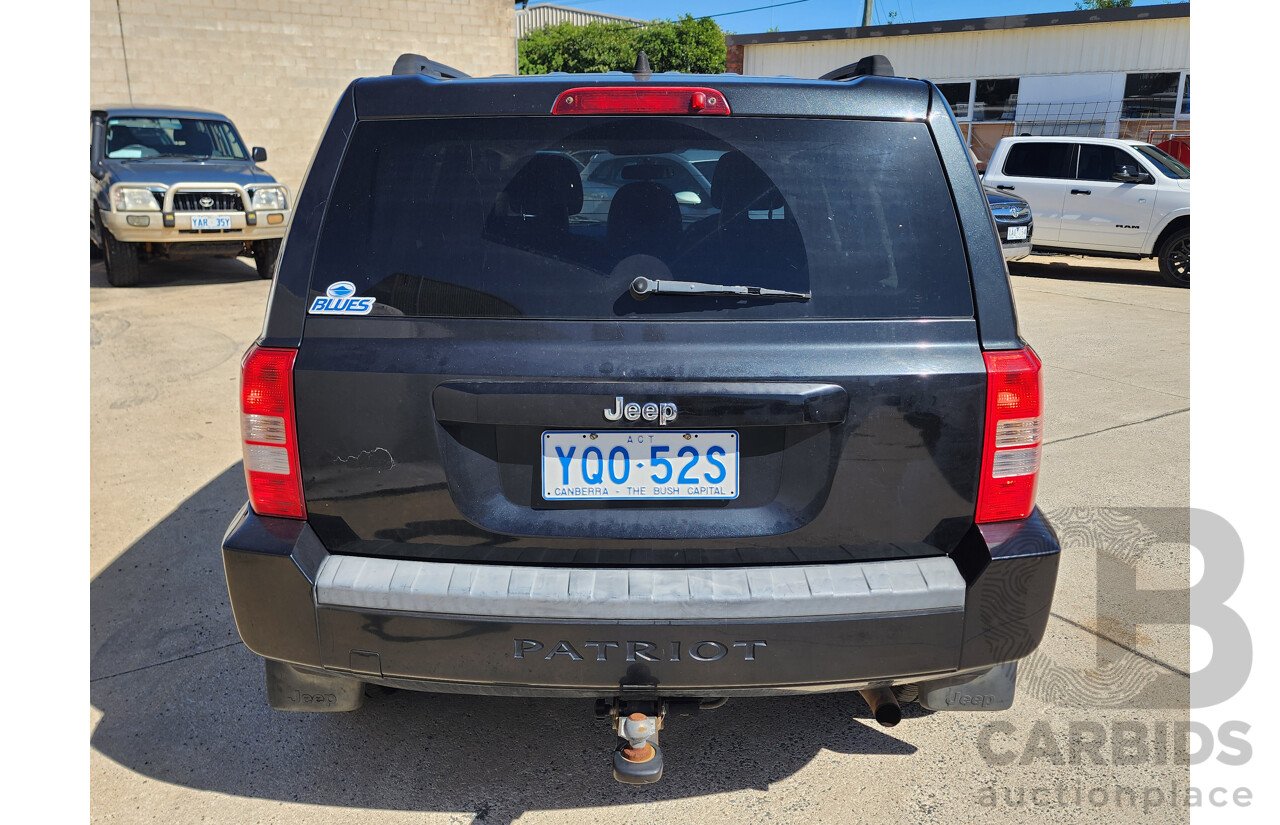 2/2010 Jeep Patriot Sport MK 4d Wagon Black 2.4L