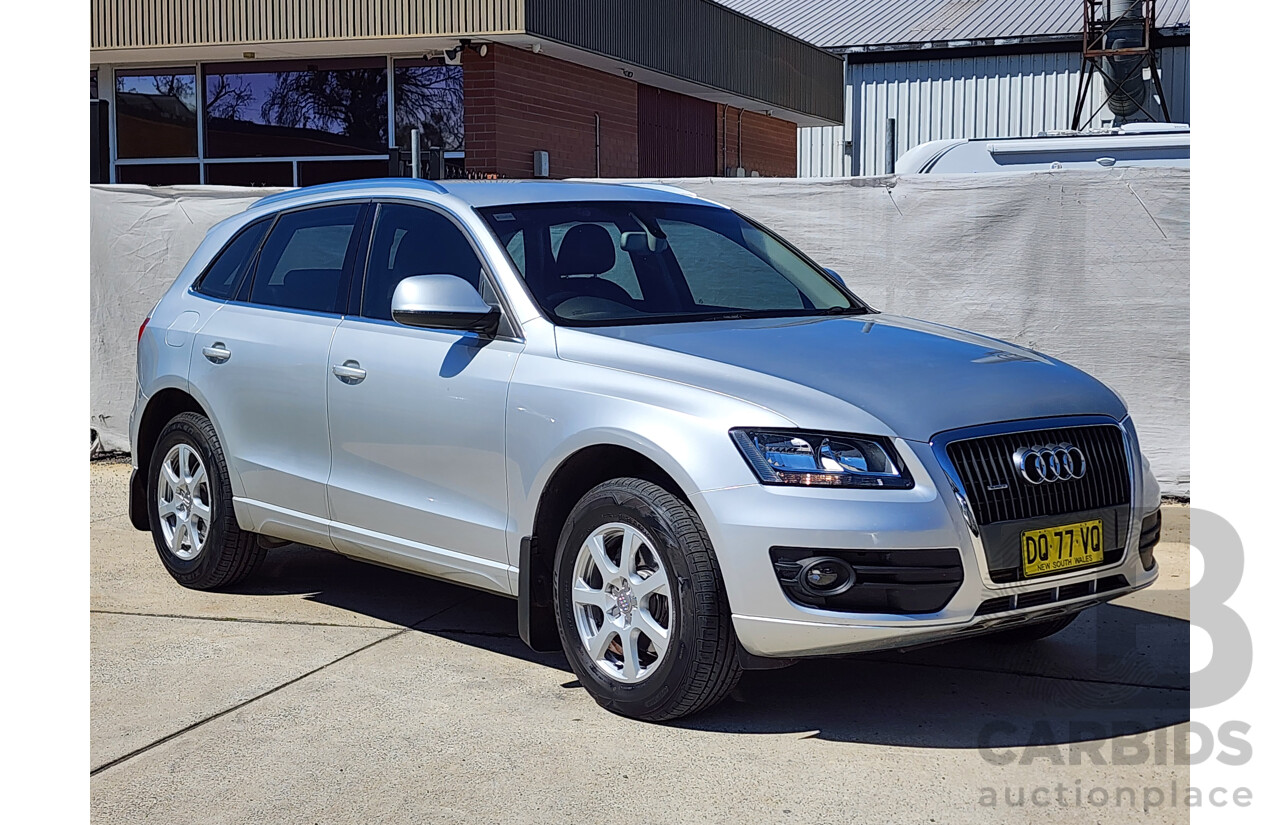 9/2009 Audi Q5 2.0 TDI Quattro 8R 4d Wagon Silver 2.0L