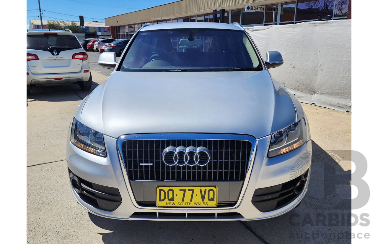 9/2009 Audi Q5 2.0 TDI Quattro 8R 4d Wagon Silver 2.0L