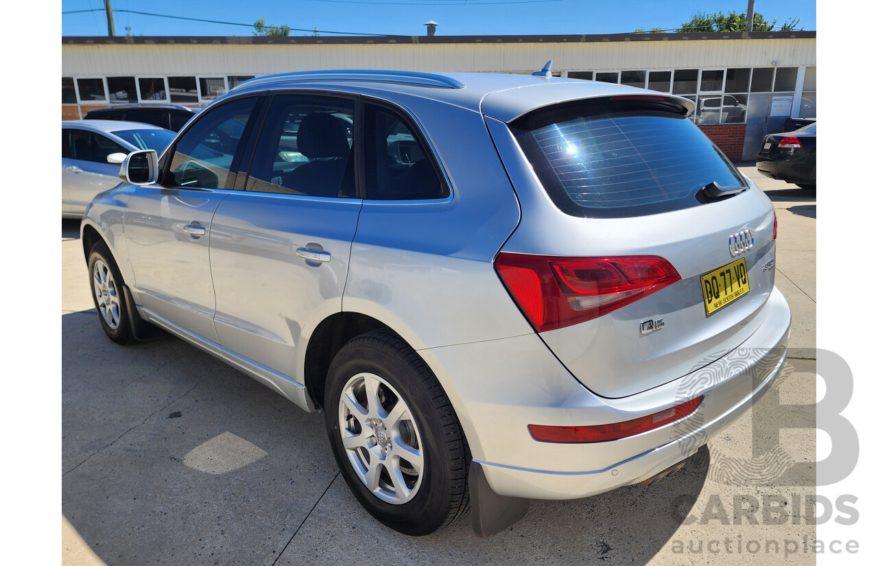 9/2009 Audi Q5 2.0 TDI Quattro 8R 4d Wagon Silver 2.0L