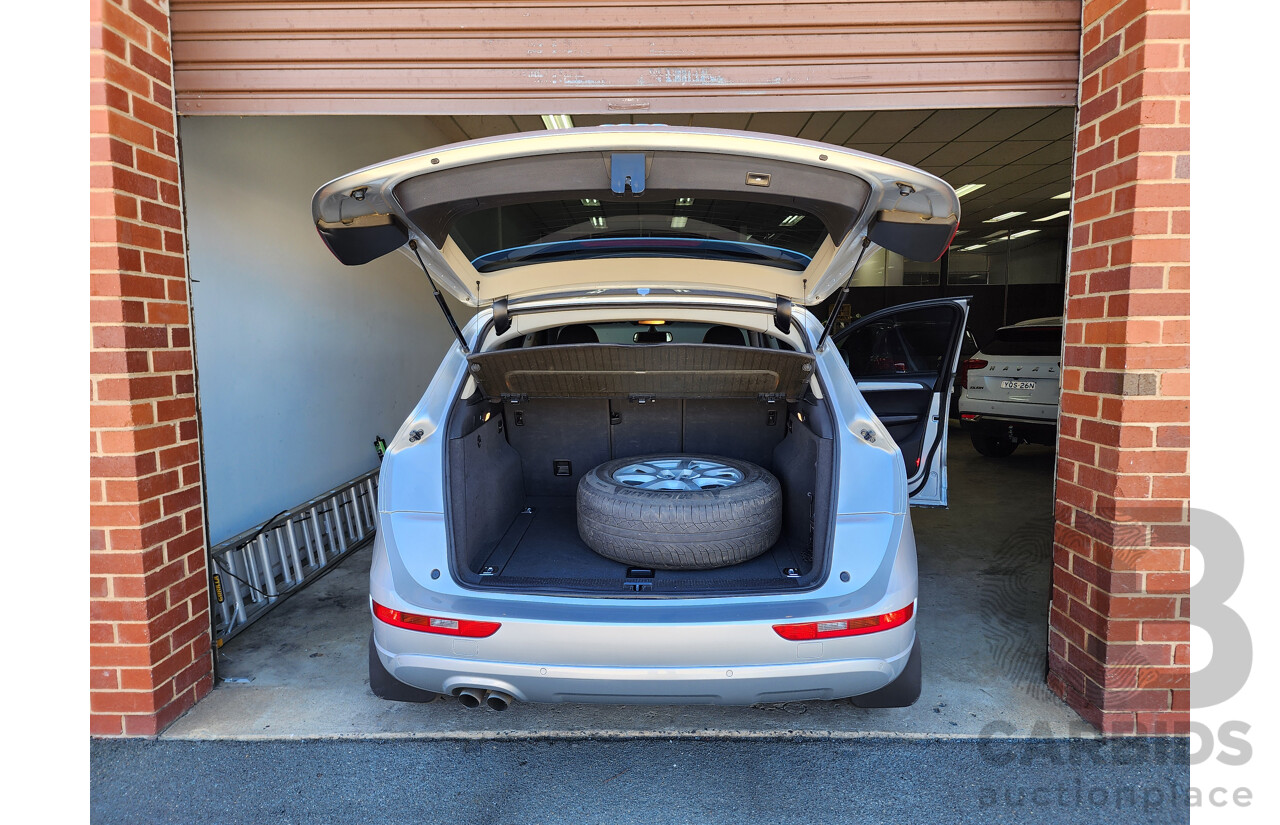 9/2009 Audi Q5 2.0 TDI Quattro 8R 4d Wagon Silver 2.0L