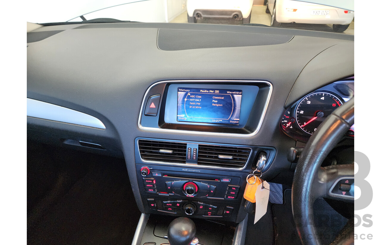 9/2009 Audi Q5 2.0 TDI Quattro 8R 4d Wagon Silver 2.0L