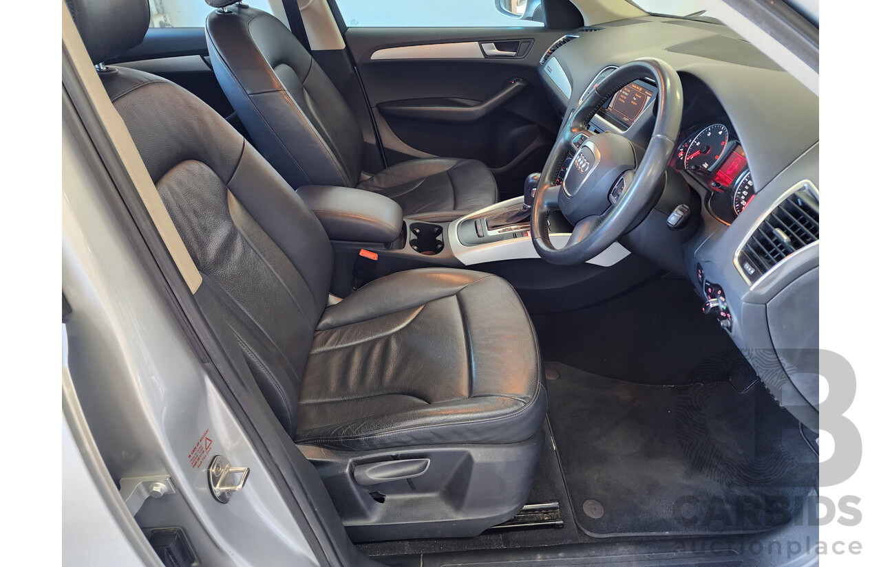 9/2009 Audi Q5 2.0 TDI Quattro 8R 4d Wagon Silver 2.0L
