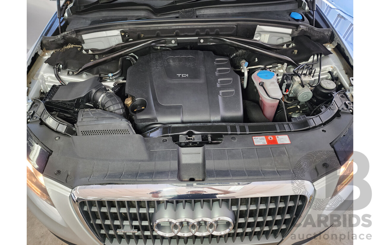 9/2009 Audi Q5 2.0 TDI Quattro 8R 4d Wagon Silver 2.0L