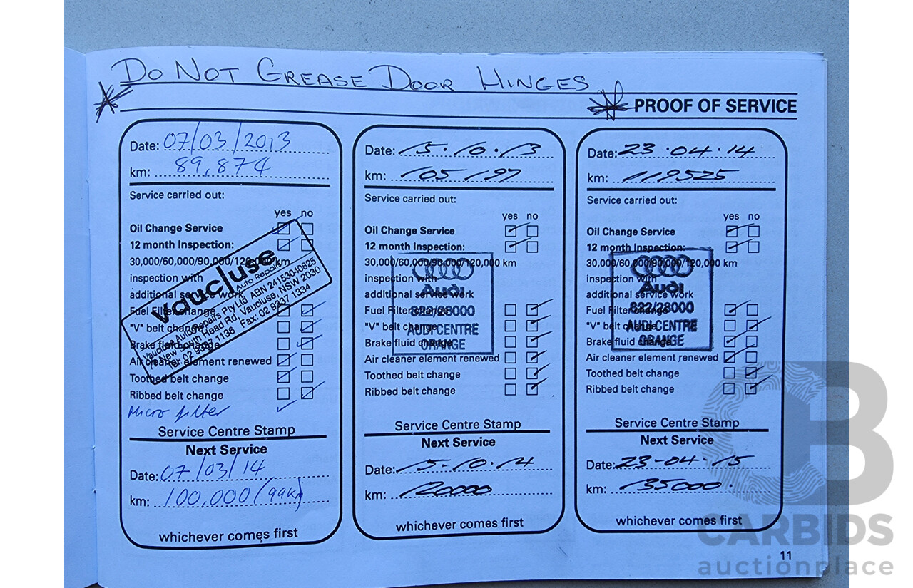 9/2009 Audi Q5 2.0 TDI Quattro 8R 4d Wagon Silver 2.0L