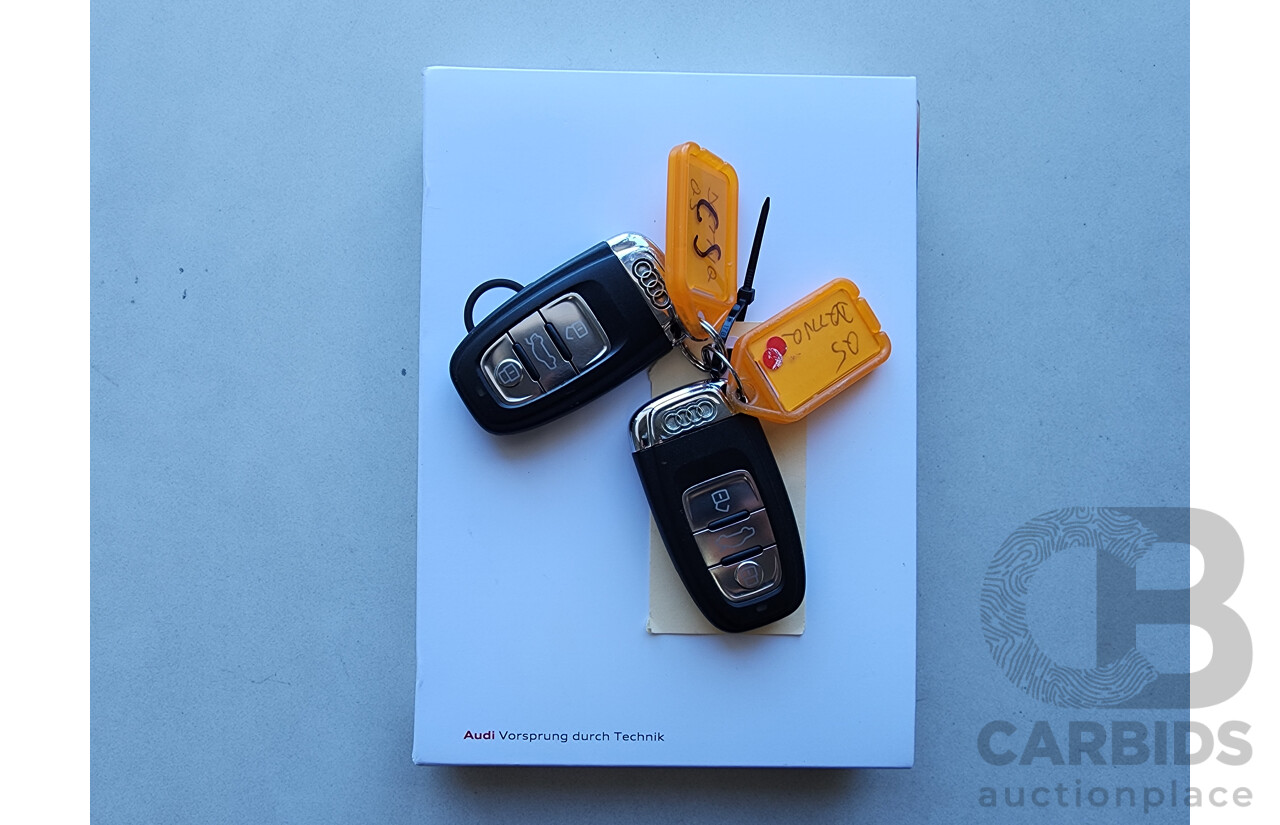 9/2009 Audi Q5 2.0 TDI Quattro 8R 4d Wagon Silver 2.0L