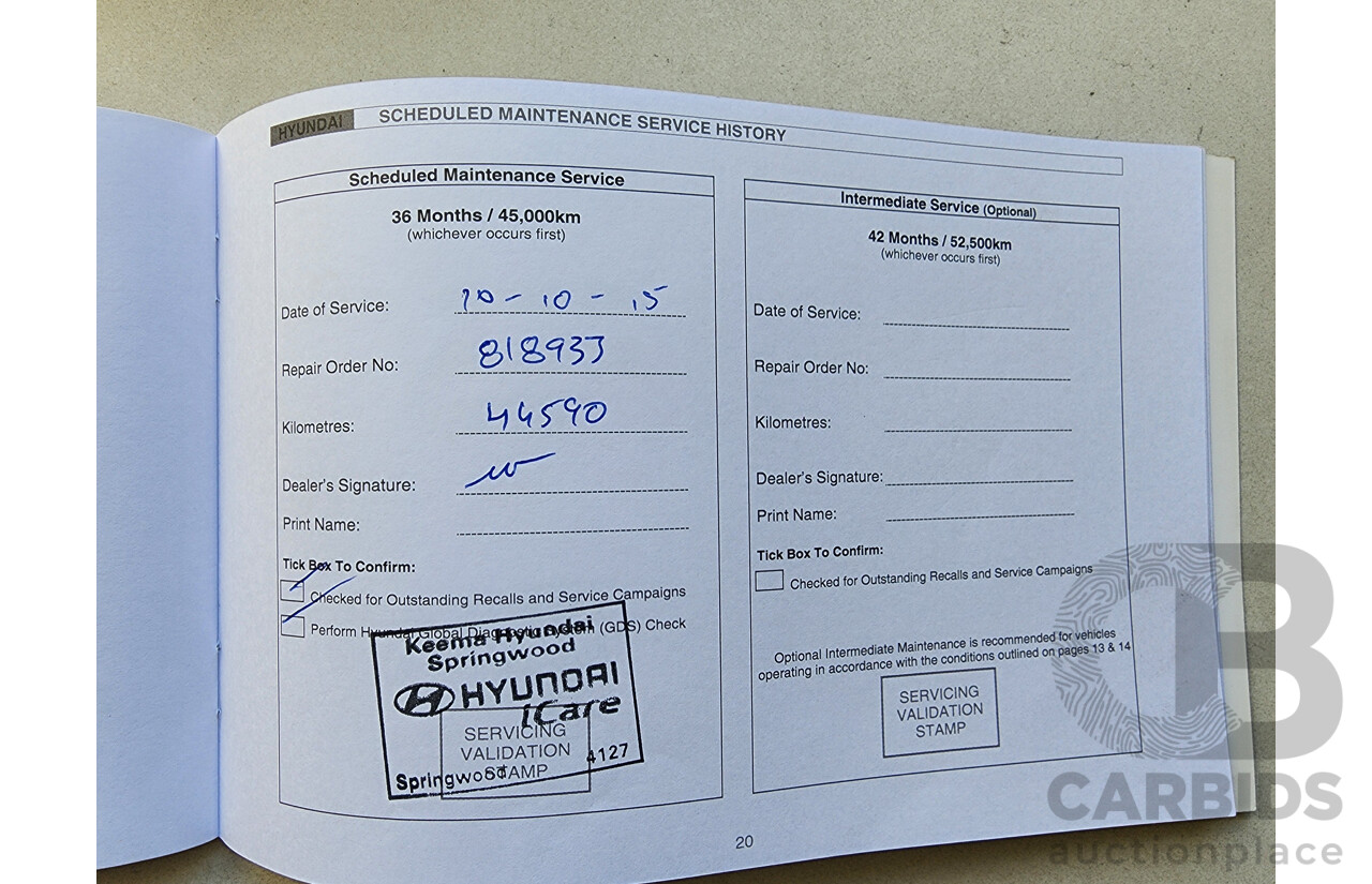 6/2012 Hyundai i20 Active PB MY12.5 3d Hatchback White 1.4L