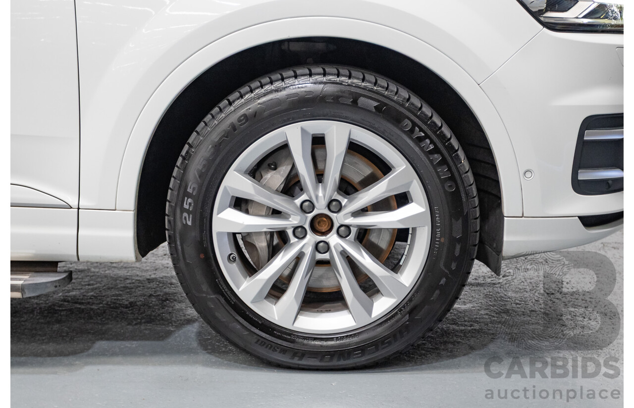 11/2015 Audi Q7 3.0 TDI Quattro (AWD) 4M 4D Wagon Pure White (200kW) Turbo Diesel 3.0L - 7 Seats