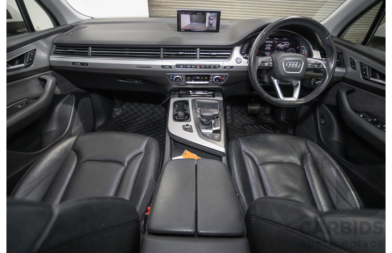 11/2015 Audi Q7 3.0 TDI Quattro (AWD) 4M 4D Wagon Pure White (200kW) Turbo Diesel 3.0L - 7 Seats
