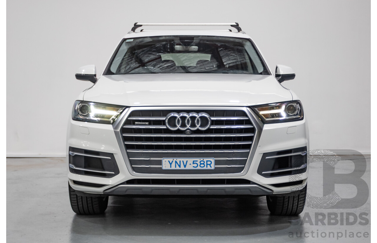 11/2015 Audi Q7 3.0 TDI Quattro (AWD) 4M 4D Wagon Pure White (200kW) Turbo Diesel 3.0L - 7 Seats
