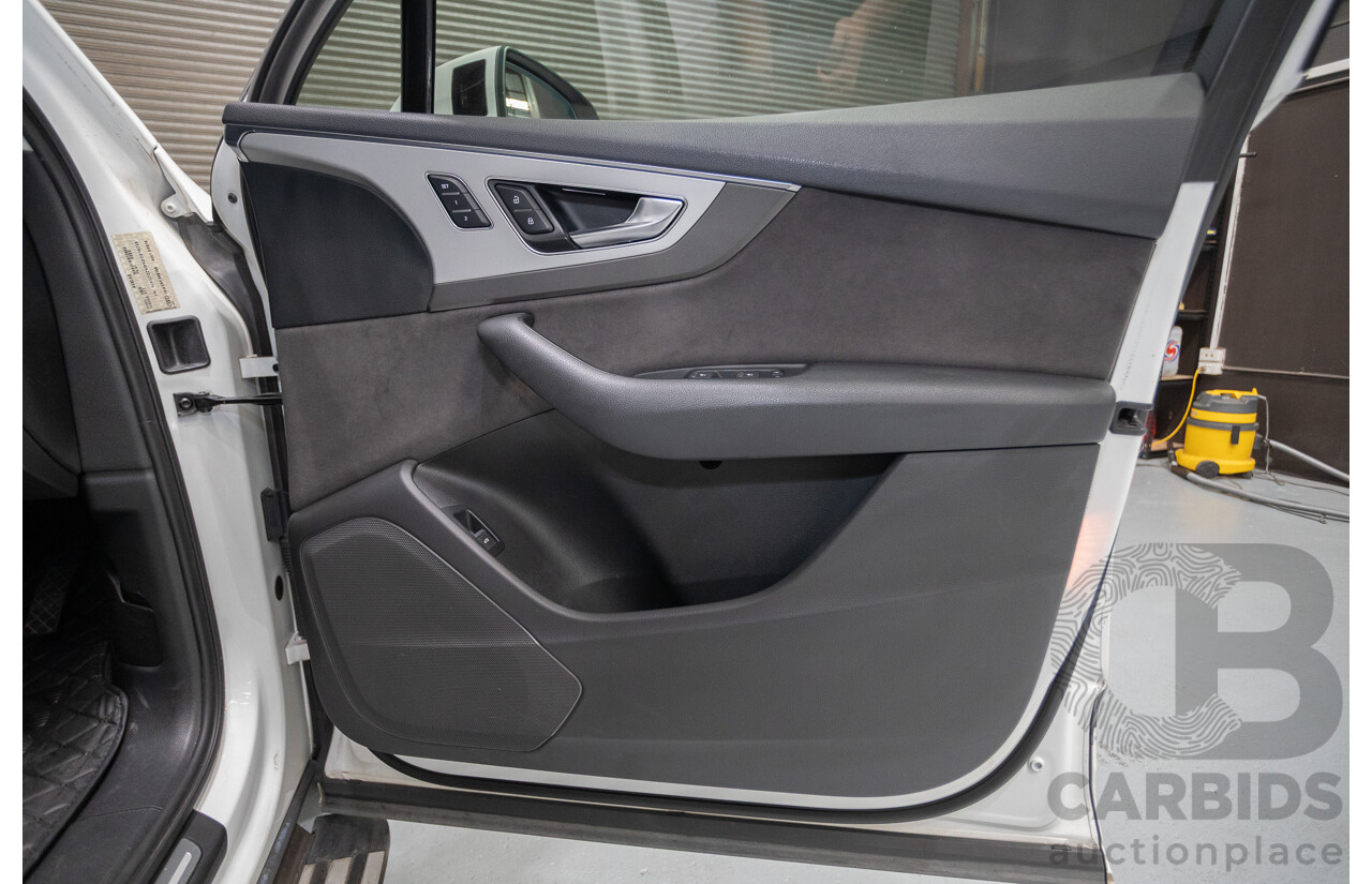 11/2015 Audi Q7 3.0 TDI Quattro (AWD) 4M 4D Wagon Pure White (200kW) Turbo Diesel 3.0L - 7 Seats