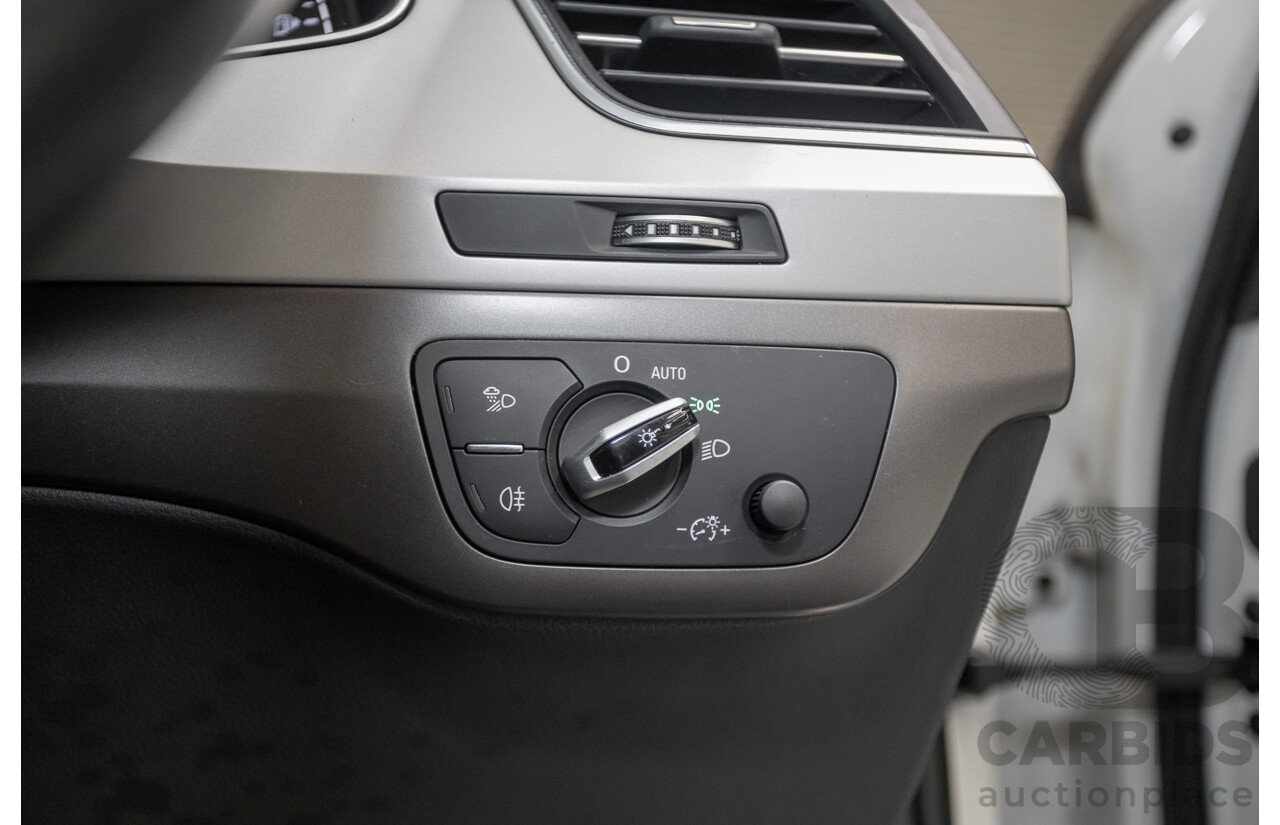 11/2015 Audi Q7 3.0 TDI Quattro (AWD) 4M 4D Wagon Pure White (200kW) Turbo Diesel 3.0L - 7 Seats