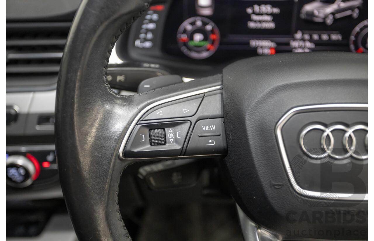 11/2015 Audi Q7 3.0 TDI Quattro (AWD) 4M 4D Wagon Pure White (200kW) Turbo Diesel 3.0L - 7 Seats