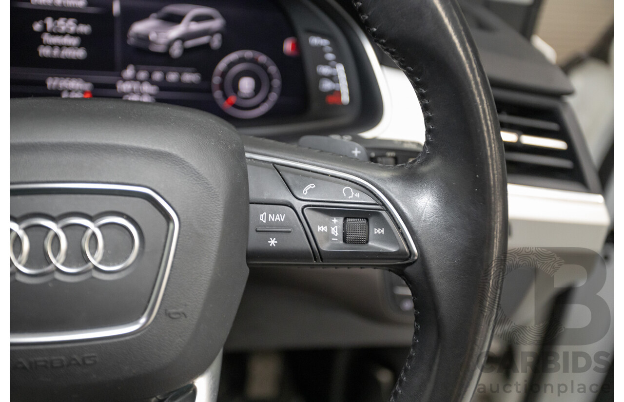 11/2015 Audi Q7 3.0 TDI Quattro (AWD) 4M 4D Wagon Pure White (200kW) Turbo Diesel 3.0L - 7 Seats