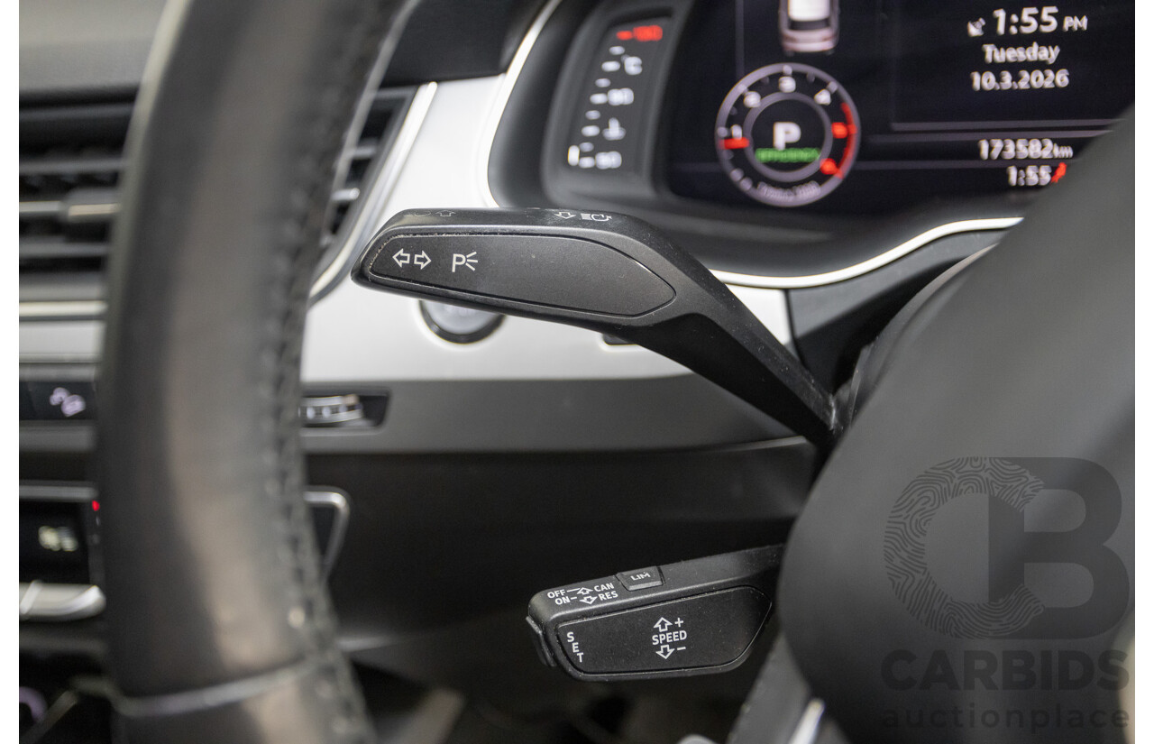 11/2015 Audi Q7 3.0 TDI Quattro (AWD) 4M 4D Wagon Pure White (200kW) Turbo Diesel 3.0L - 7 Seats