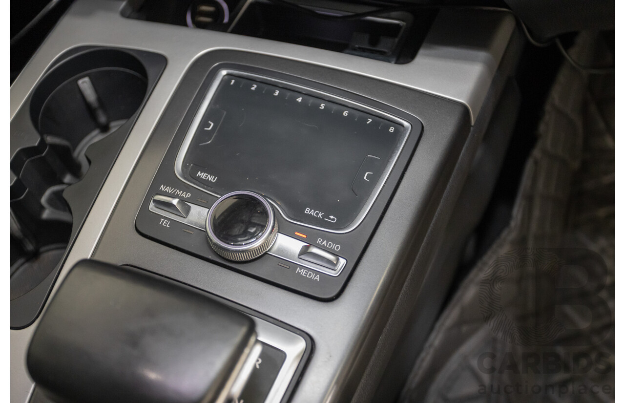 11/2015 Audi Q7 3.0 TDI Quattro (AWD) 4M 4D Wagon Pure White (200kW) Turbo Diesel 3.0L - 7 Seats