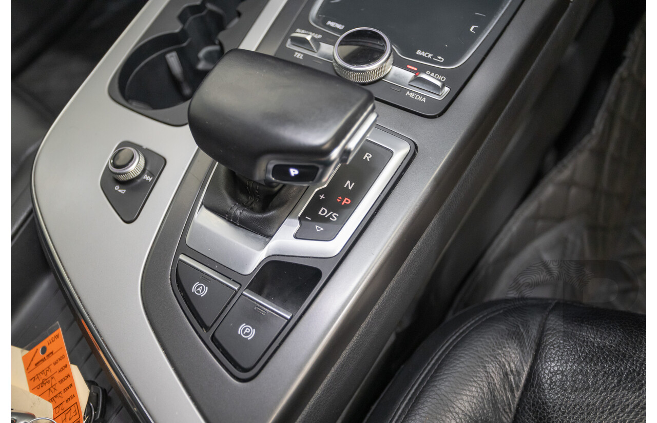 11/2015 Audi Q7 3.0 TDI Quattro (AWD) 4M 4D Wagon Pure White (200kW) Turbo Diesel 3.0L - 7 Seats