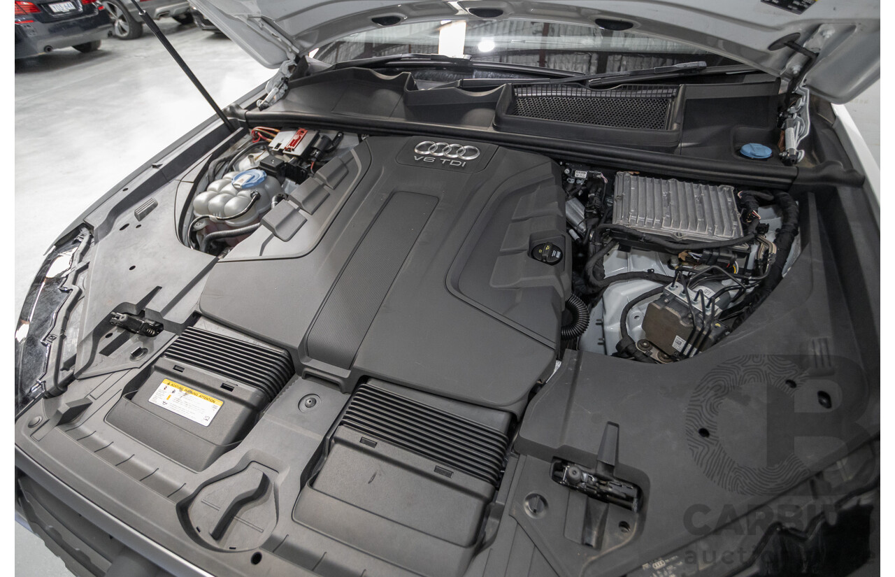 11/2015 Audi Q7 3.0 TDI Quattro (AWD) 4M 4D Wagon Pure White (200kW) Turbo Diesel 3.0L - 7 Seats