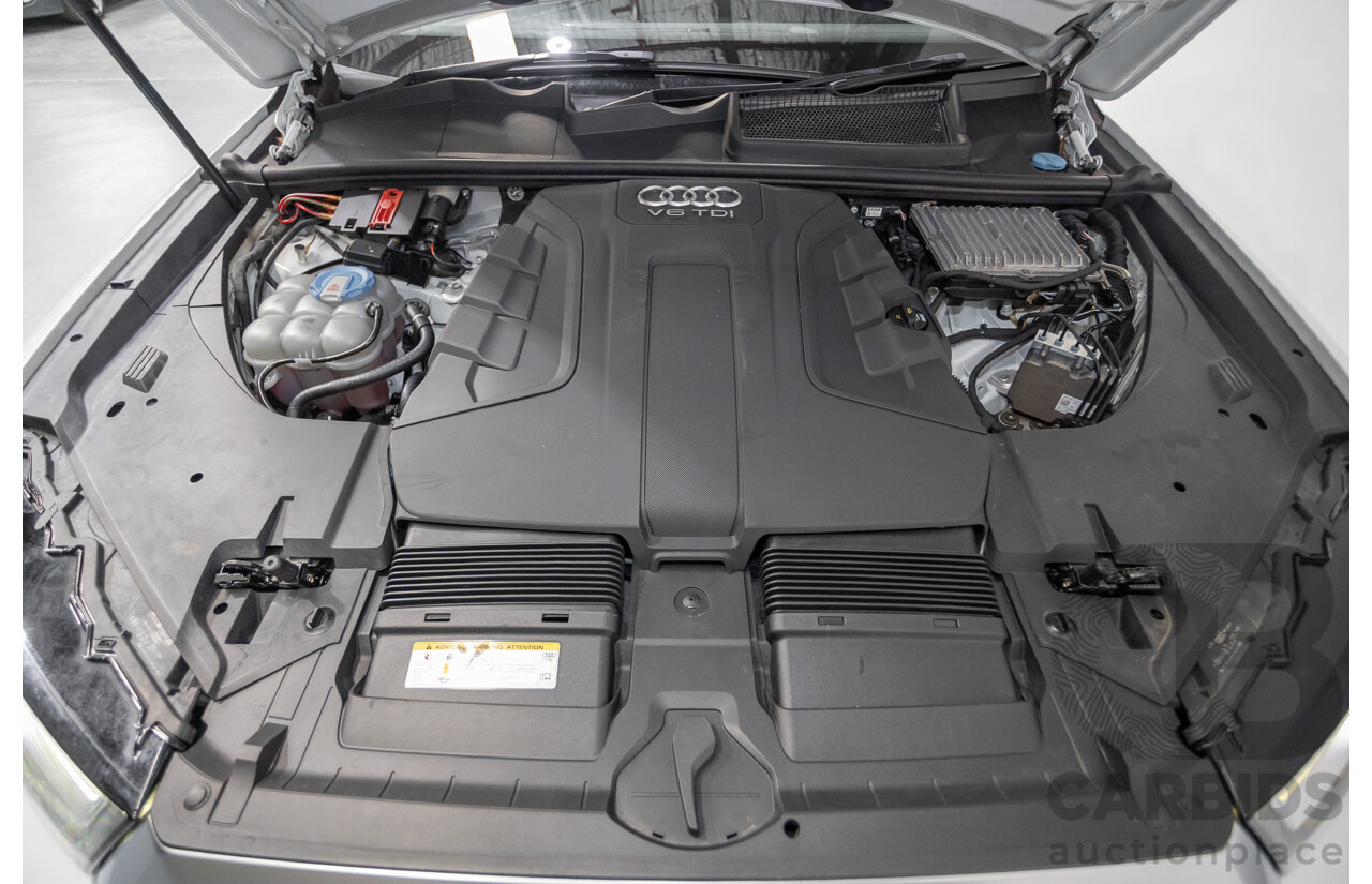 11/2015 Audi Q7 3.0 TDI Quattro (AWD) 4M 4D Wagon Pure White (200kW) Turbo Diesel 3.0L - 7 Seats
