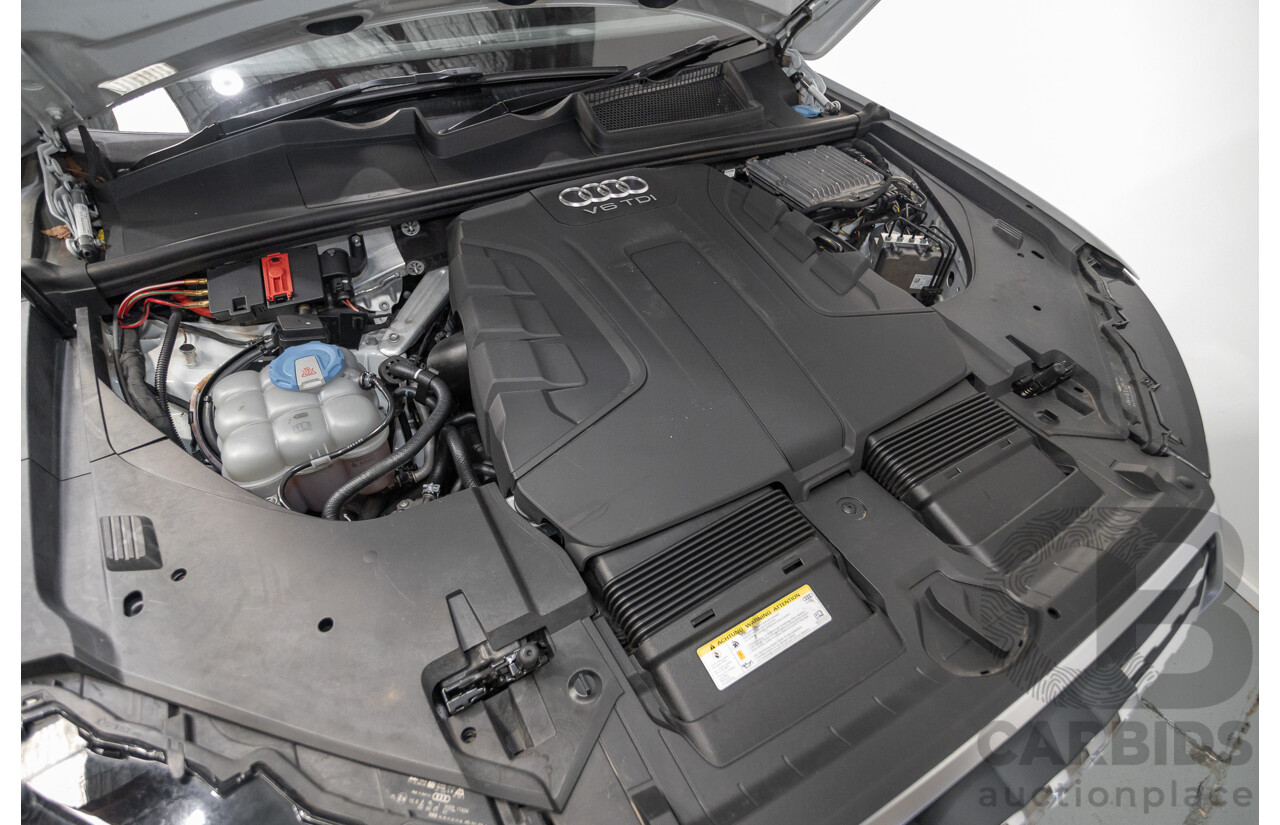 11/2015 Audi Q7 3.0 TDI Quattro (AWD) 4M 4D Wagon Pure White (200kW) Turbo Diesel 3.0L - 7 Seats