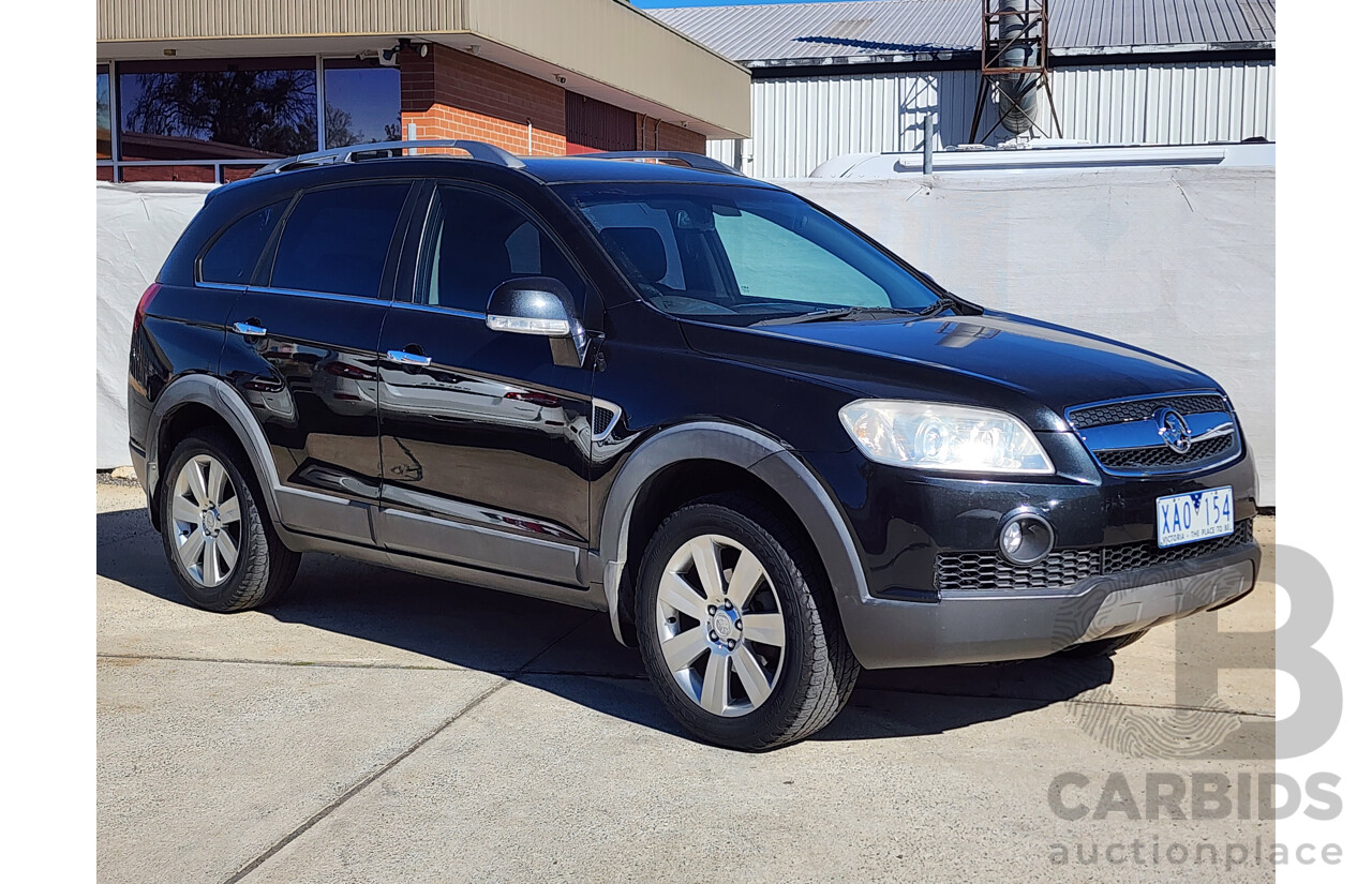 4/2009 Holden Captiva LX (4x4) CG MY09.5 4d Wagon Black 3.2L