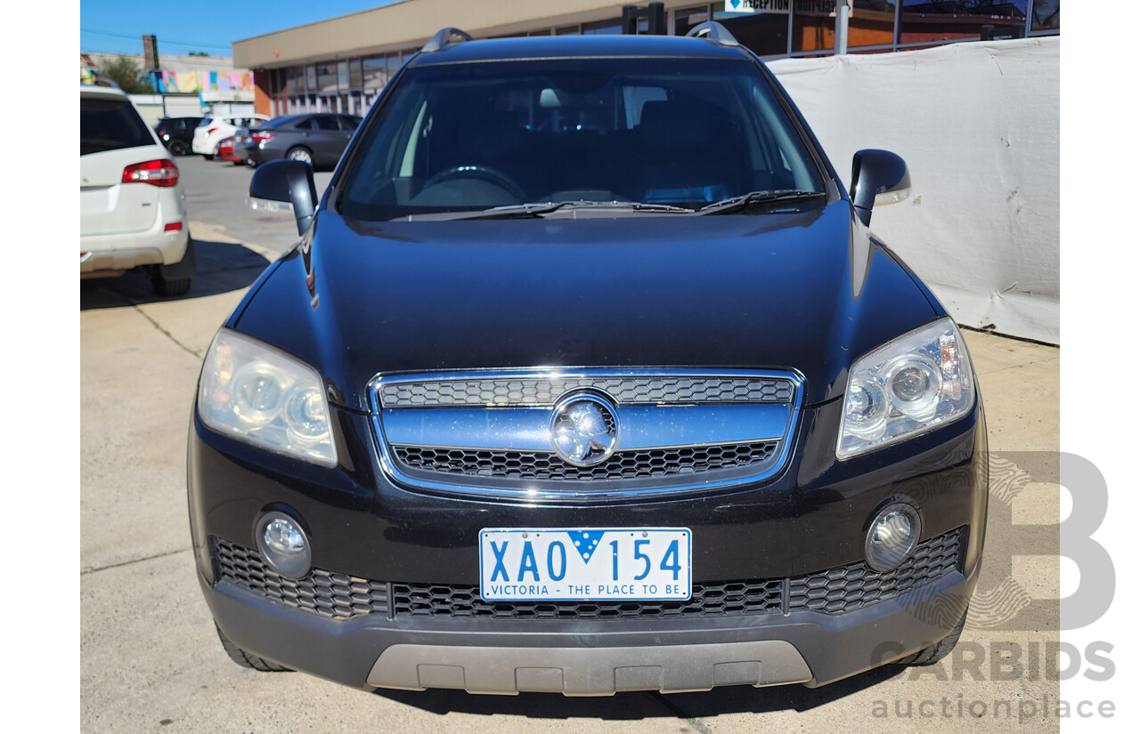 4/2009 Holden Captiva LX (4x4) CG MY09.5 4d Wagon Black 3.2L