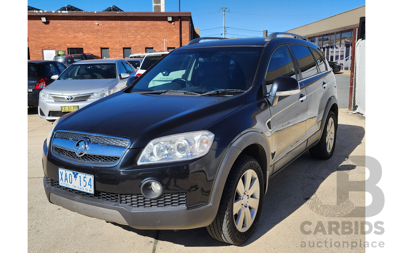 4/2009 Holden Captiva LX (4x4) CG MY09.5 4d Wagon Black 3.2L