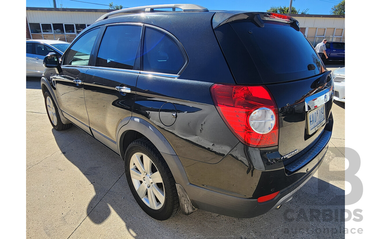 4/2009 Holden Captiva LX (4x4) CG MY09.5 4d Wagon Black 3.2L
