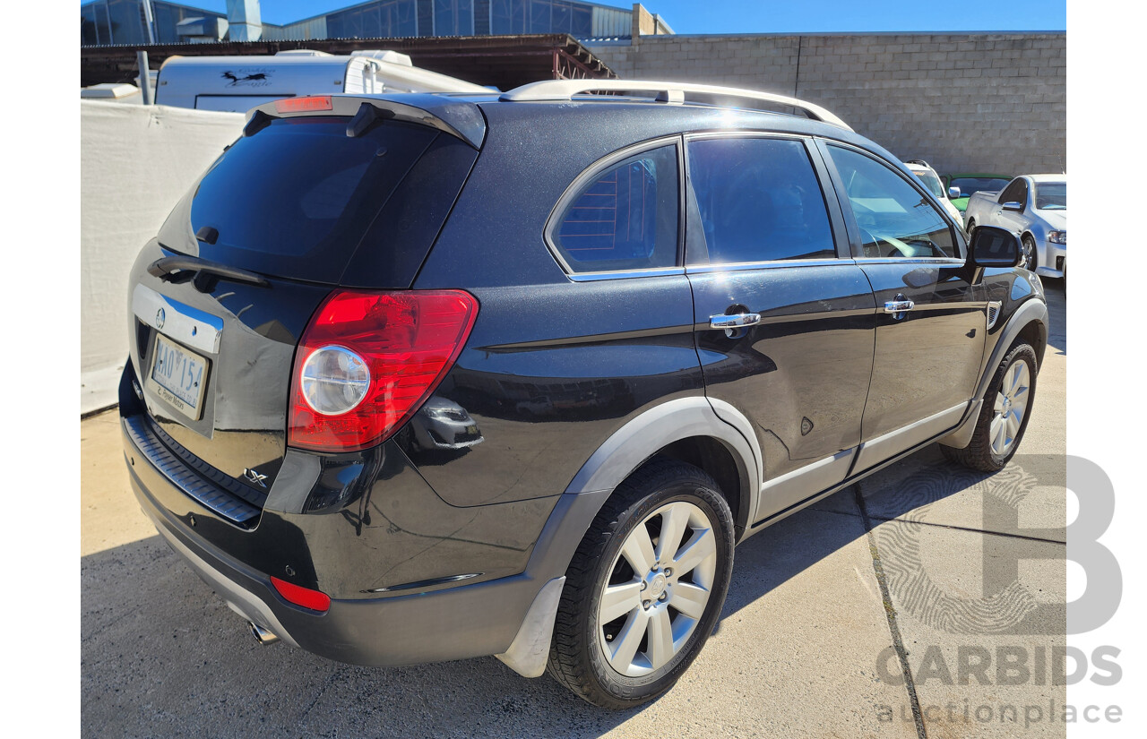 4/2009 Holden Captiva LX (4x4) CG MY09.5 4d Wagon Black 3.2L