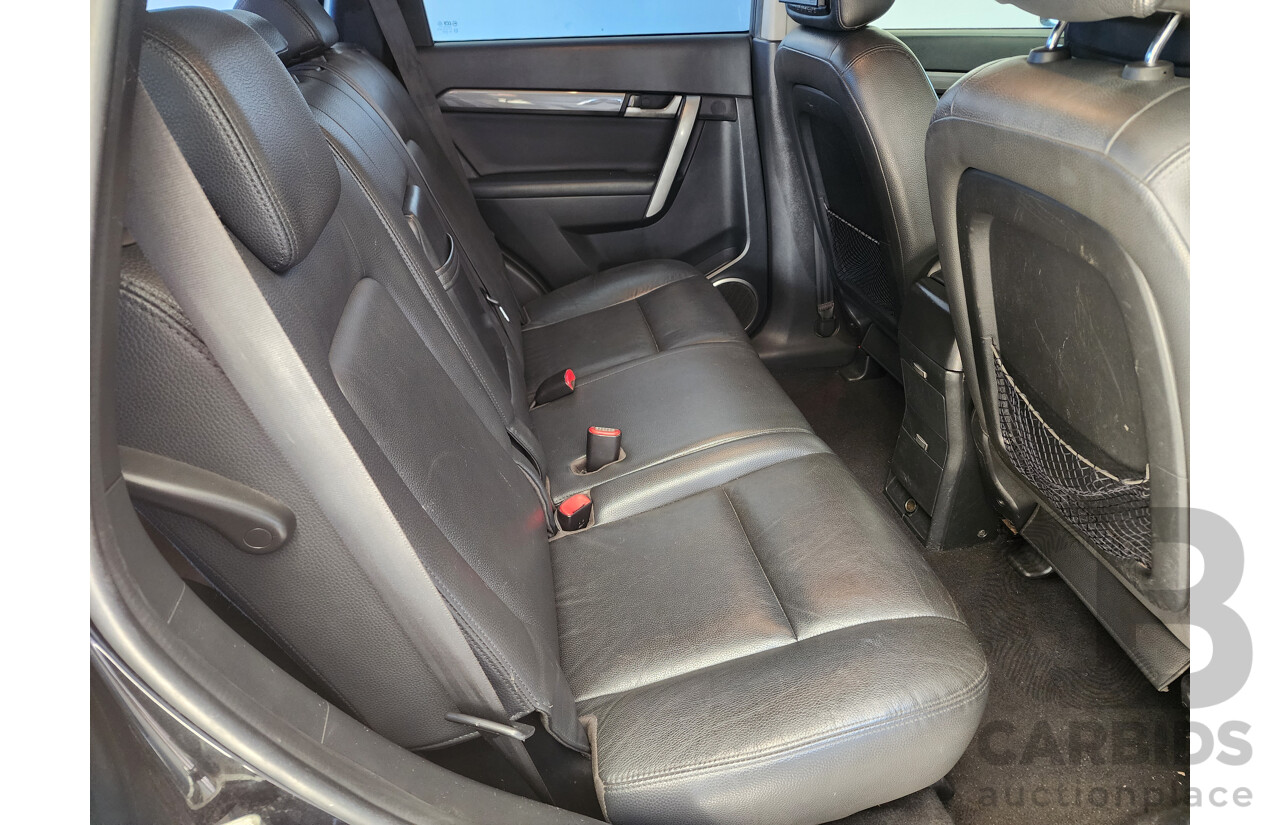 4/2009 Holden Captiva LX (4x4) CG MY09.5 4d Wagon Black 3.2L