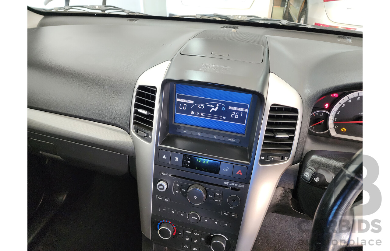 4/2009 Holden Captiva LX (4x4) CG MY09.5 4d Wagon Black 3.2L