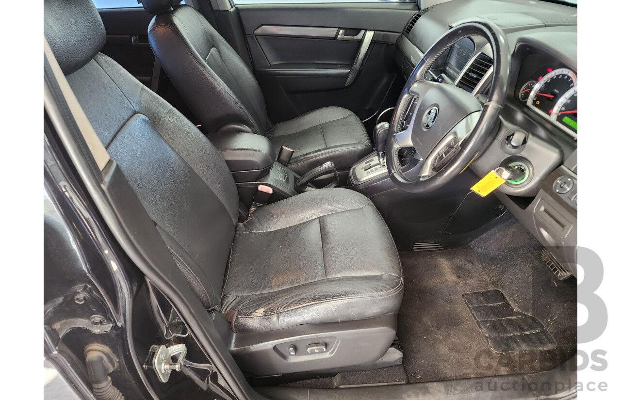 4/2009 Holden Captiva LX (4x4) CG MY09.5 4d Wagon Black 3.2L